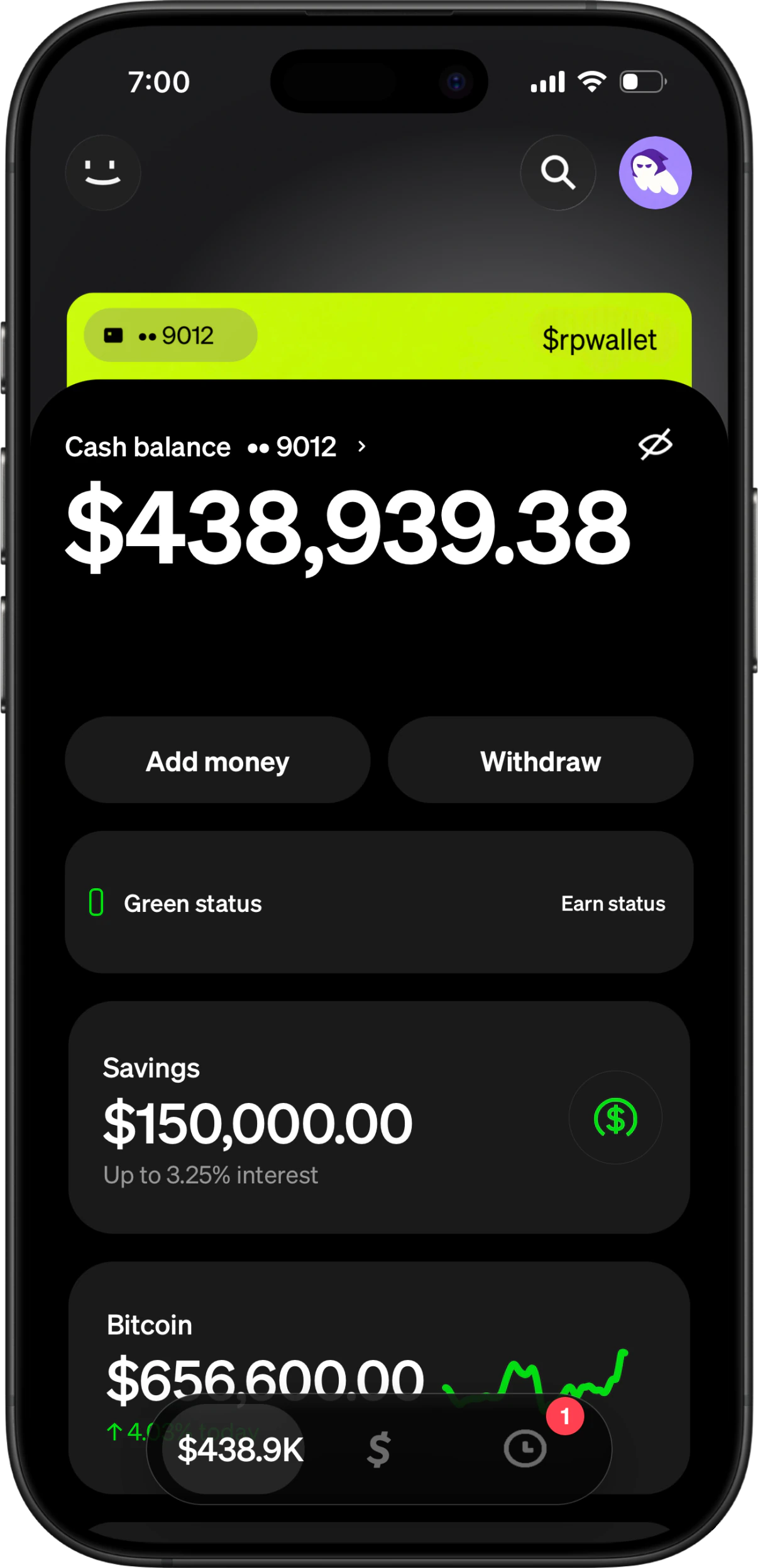 Money App Simulator